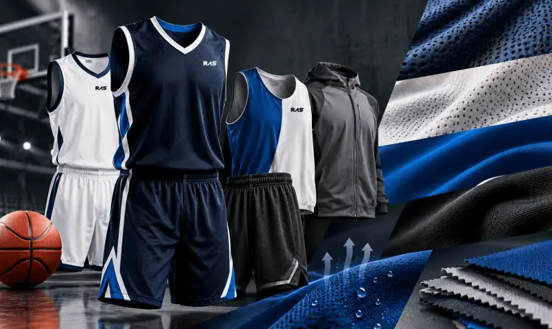 Performance basketball fabrics