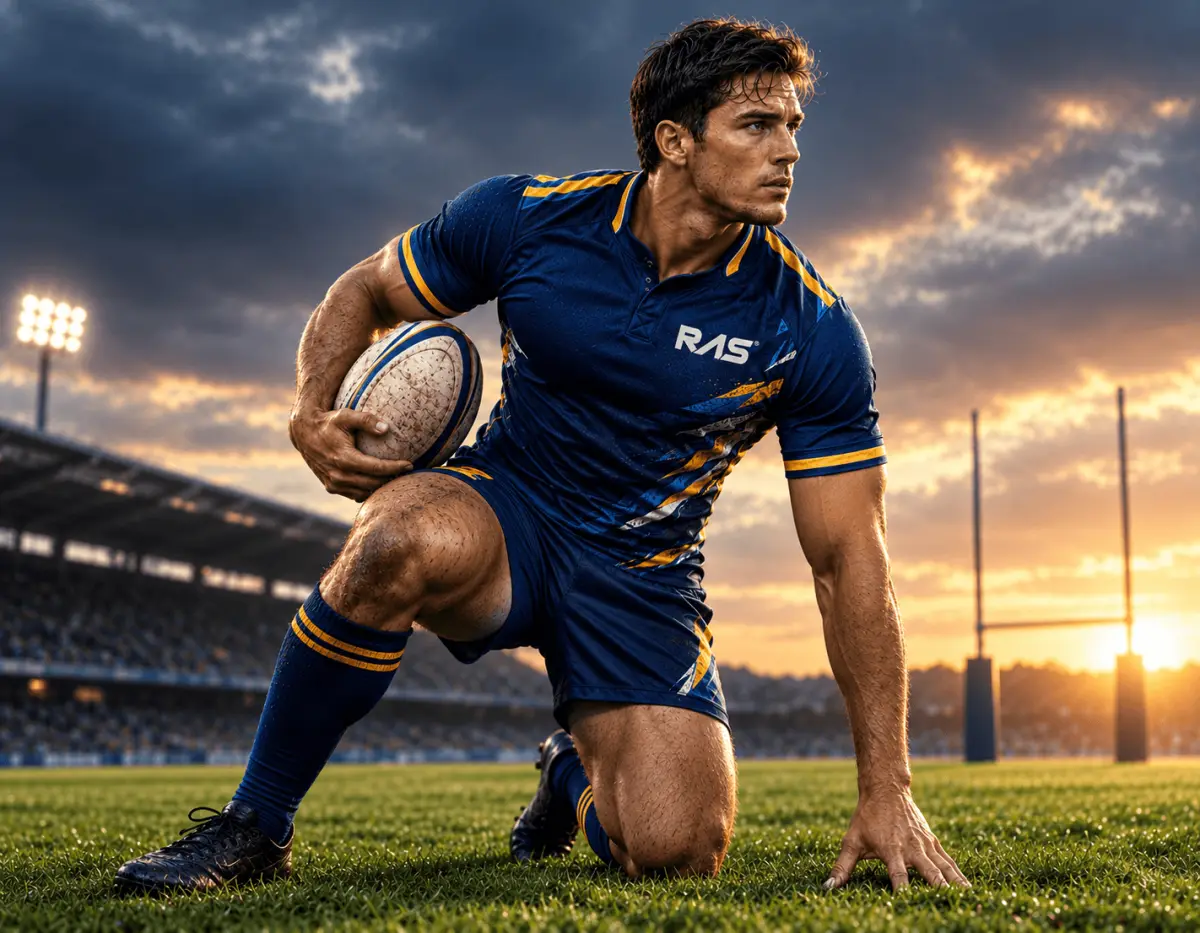 Rugby kits that keep the shoulder seam, number, and fit you approved.