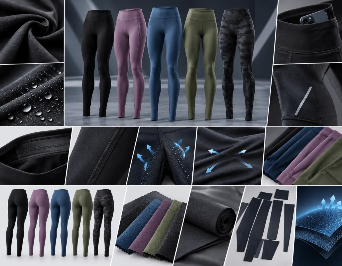 Leggings that stay squat-proof, in the sample and in bulk.