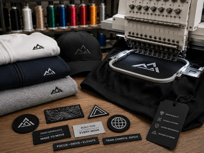 Embroidery and branding