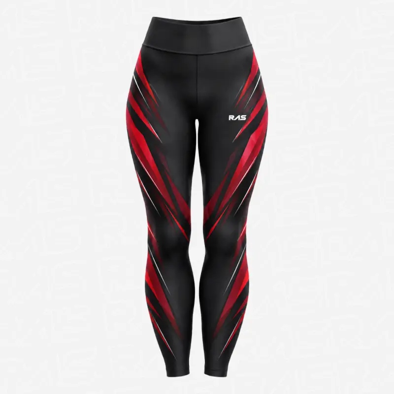 #2 Contrast-panel high-waist legging