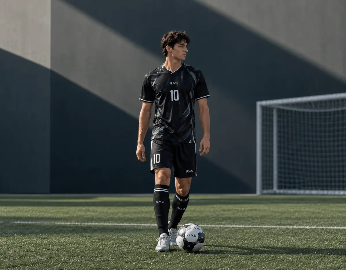 Soccer kits that keep the jersey, short, number, and color you approved.