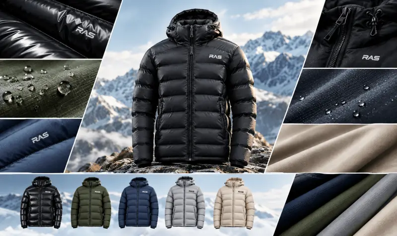 Puffer shell fabrics