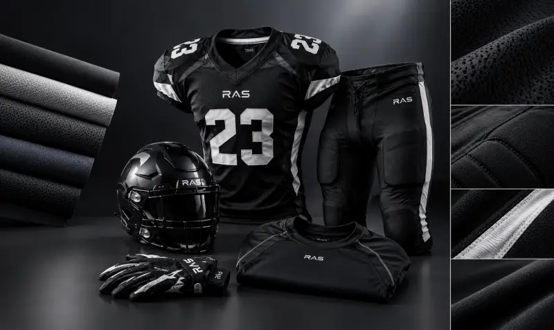 Professional football fabrics