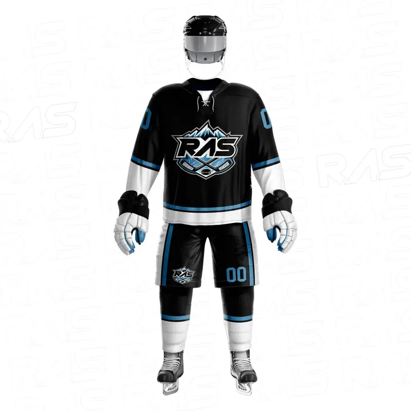#1 Black striped game jersey